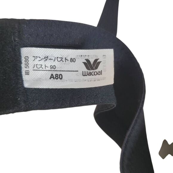 NWT Wacoal Padded Contour Underwire Push-up T-shirt Bra Black Size 80A 36A - Picture 8 of 11